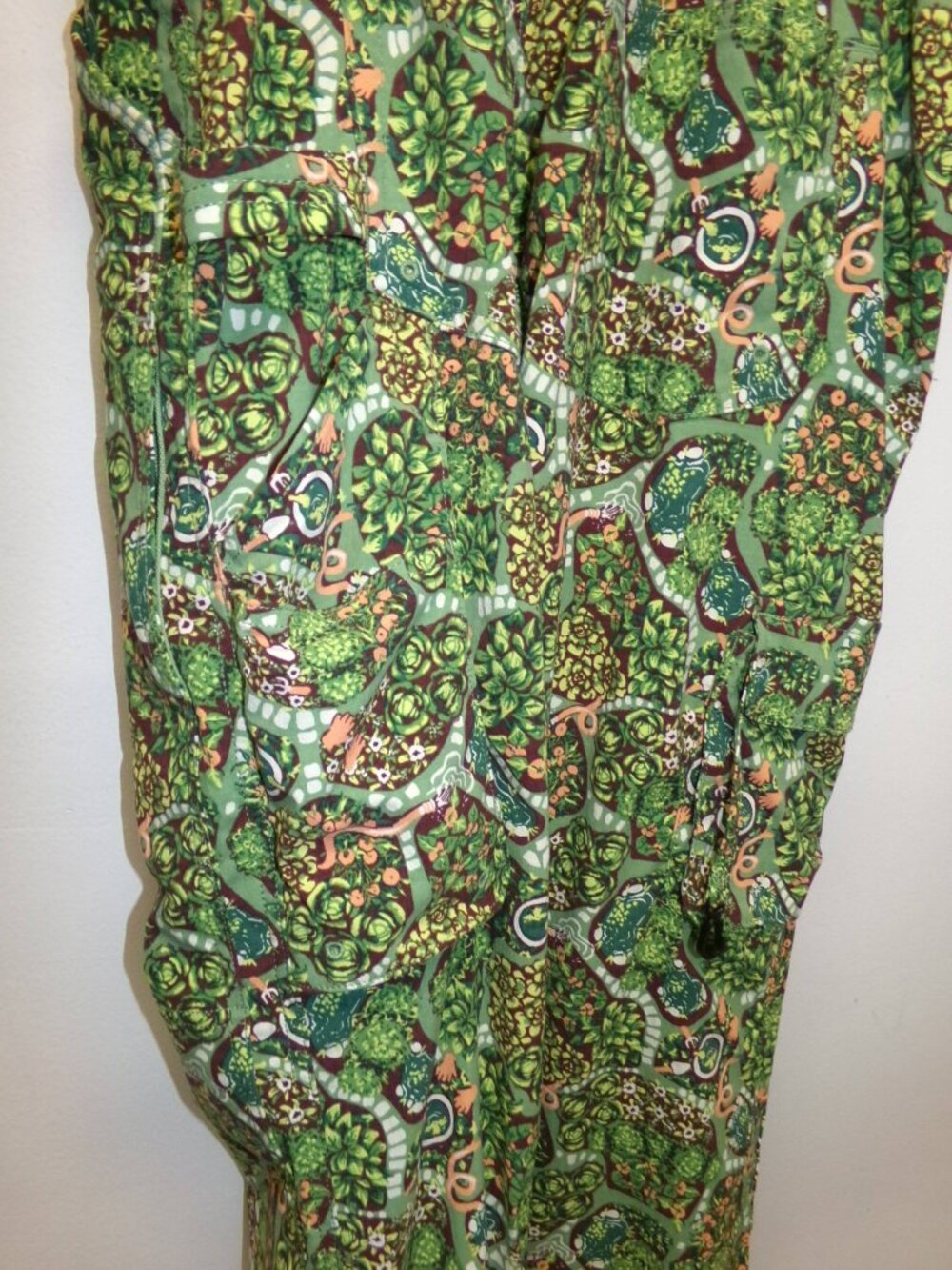 Duluth Trading Heirloom Gardening Overall Bib XS x 31 Garden Hose Hands #16760 - Picture 4 of 5